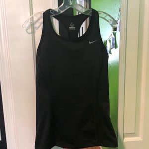 Black nike workout top